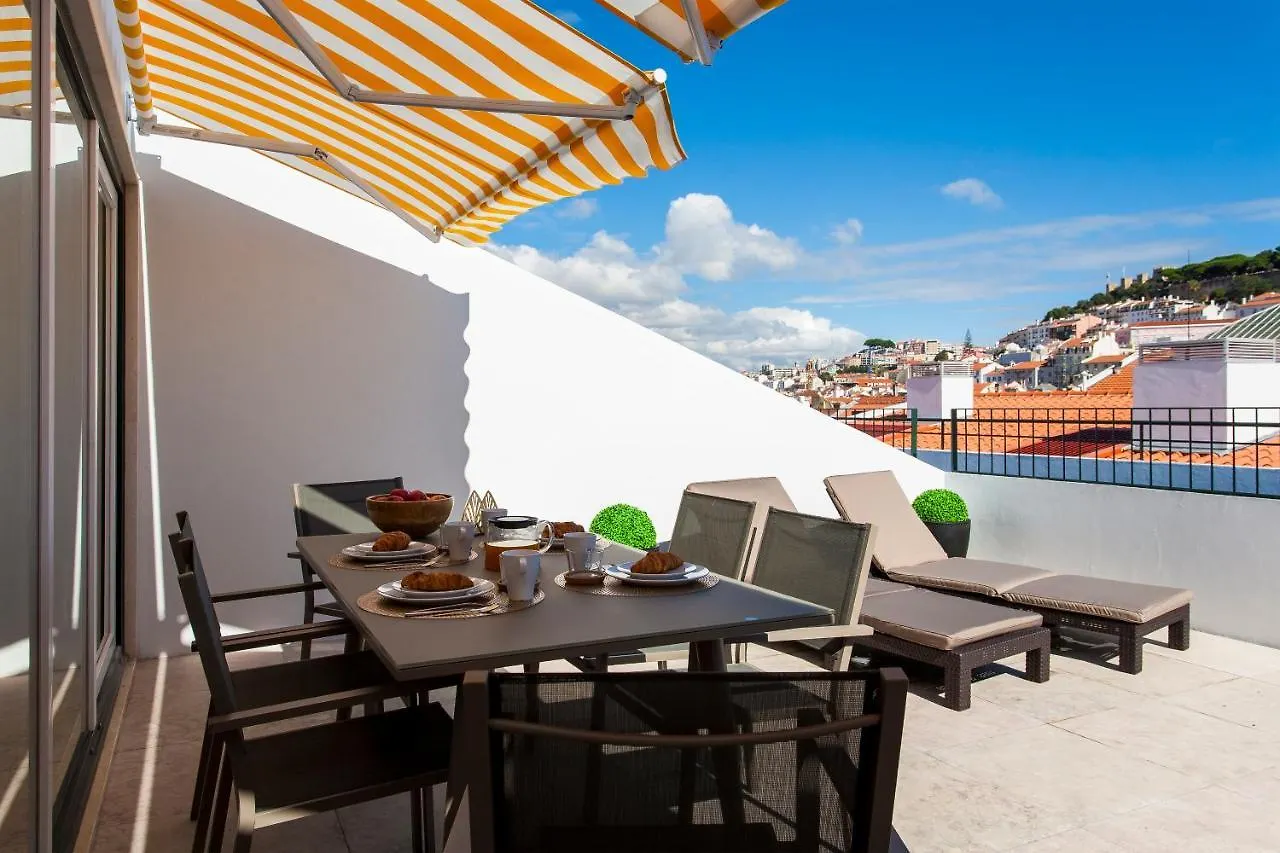Crucifixo Downtown Terrance & Deluxe Apartment Lisbon